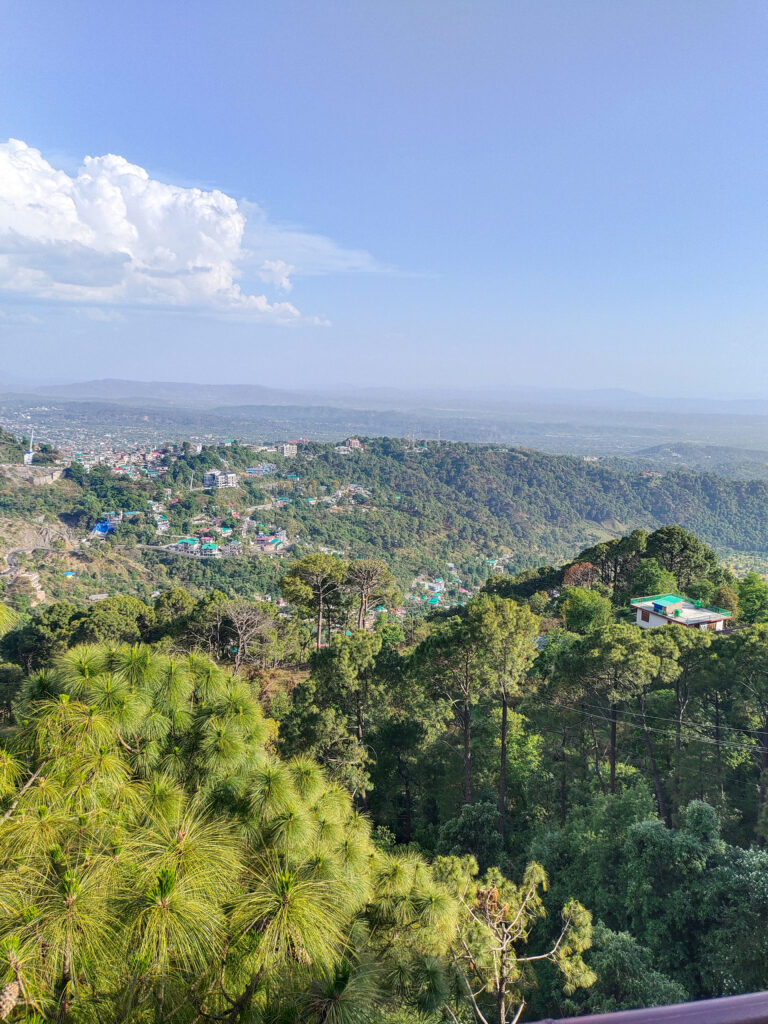View of Dharamshala From Naddi village